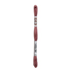Fil à broder DMC - Coton Retors Mat - Vieux rose 2222
