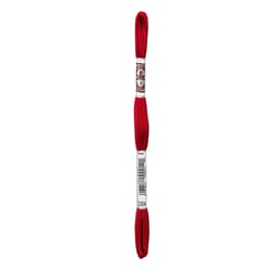 Fil à broder DMC - Coton Retors Mat - Rouge laque de Chine 2304