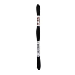 Fil à broder DMC - Coton Retors Mat - Noir métallisé 2310