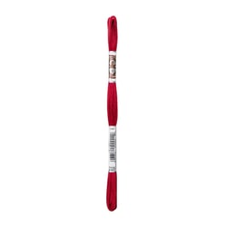Fil à broder DMC - Coton Retors Mat - Rouge rubis 2326