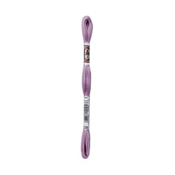 Fil à broder DMC - Coton Retors Mat - Fleur de thym parme 2396