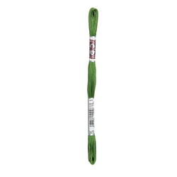 Fil à broder DMC - Coton Retors Mat - Vert olive 2470