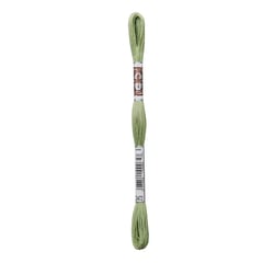 Fil à broder DMC - Coton Retors Mat - Vert cœur de laitue 2472