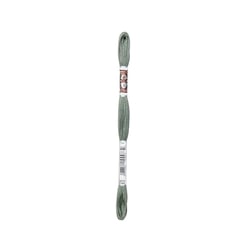 Fil à broder DMC - Coton Retors Mat - Vert peuplier 2522