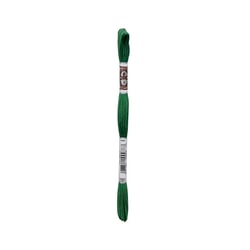 Fil à broder DMC - Coton Retors Mat - Vert anglais 2561