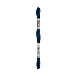 Fil à broder DMC - Coton Retors Mat - Encre bleue 2590
