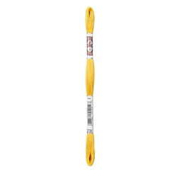 Fil à broder DMC - Coton Retors Mat - Jaune bouton d'or 2726
