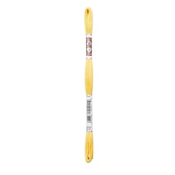Fil à broder DMC - Coton Retors Mat - Jaune pamplemousse 2727