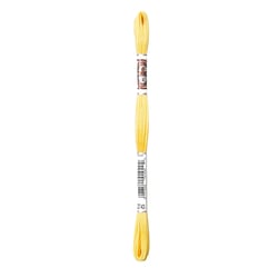 Fil à broder DMC - Coton Retors Mat - Jaune mimosa 2743