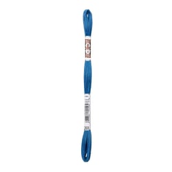 Fil à broder DMC - Coton Retors Mat - Bleu touareg 2826
