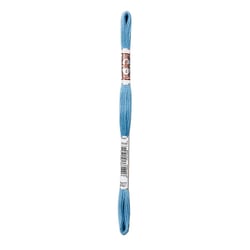 Fil à broder DMC - Coton Retors Mat - Bleu nattier 2827