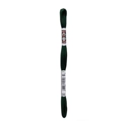 Fil à broder DMC - Coton Retors Mat - Vert forêt noire 2890