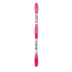 Fil à broder DMC - Coton Retors Mat - Rose fluo 2899