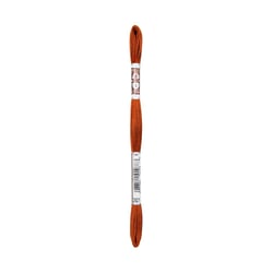 Fil à broder DMC - Coton Retors Mat - Brun tomette 2921