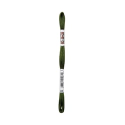Fil à broder DMC - Coton Retors Mat - Vert mousse 2936