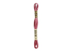Fil à broder DMC - Mouliné spécial - Rose redouté ombré n°99