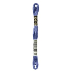 Fil à broder DMC - Mouliné spécial - Bleu de Delft n°322