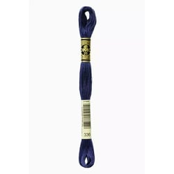 Fil à broder DMC - Mouliné spécial - Bleu indigo n°336