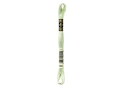 Fil à broder DMC - Mouliné spécial - Vert pousse de bambou n°369