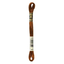 Fil à broder DMC - Mouliné spécial - Chocolat n°433