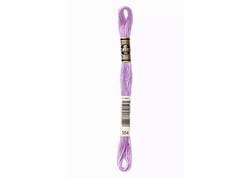 Fil à broder DMC - Mouliné spécial - Violet pastel n°554