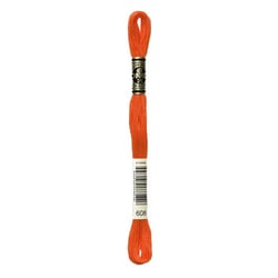 Fil à broder DMC - Mouliné spécial - Coquelicot n°608