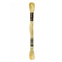 Fil à broder DMC - Mouliné spécial - Sable métallisé n°677