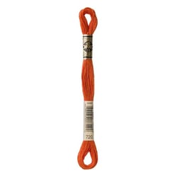 Fil à broder DMC - Mouliné spécial - Rouille n°720