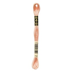 Fil à broder DMC - Mouliné spécial - Beige rosé n°754