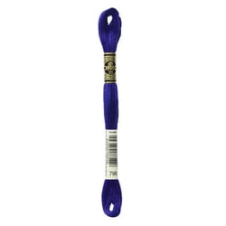 Fil à broder DMC - Mouliné spécial - Bleu de Sèvres n°796