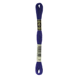 Fil à broder DMC - Mouliné spécial - Bleu de France n°797