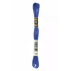 Fil à broder DMC - Mouliné spécial - Bleu de Cobalt n°798