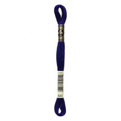 Fil à broder DMC - Mouliné spécial - Bleu marine n°820