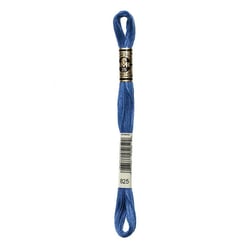 Fil à broder DMC - Mouliné spécial - Bleu Gentiane métallisé n°825