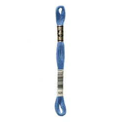 Fil à broder DMC - Mouliné spécial - Bleu touareg n°826