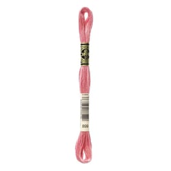 Fil à broder DMC - Mouliné spécial - Fard à joue rose n°899