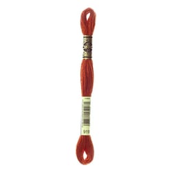 Fil à broder DMC - Mouliné spécial - Brun tomette n°919
