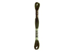 Fil à broder DMC - Mouliné spécial - Vert mousse de chêne n°936