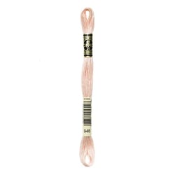 Fil à broder DMC - Mouliné spécial - Plume rose n°948