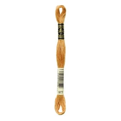 Fil à broder DMC - Mouliné spécial - Caramel n°977