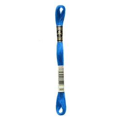 Fil à broder DMC - Mouliné spécial - Bleu caraïbes n°995