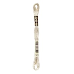 Fil à broder DMC - Mouliné spécial - Beige flanelle n°3033