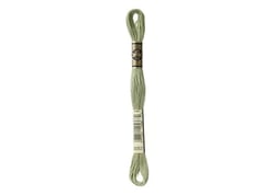 Fil à broder DMC - Mouliné spécial - Vert tweed n°3053