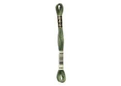 Fil à broder DMC - Mouliné spécial - Vert romarin n°3363