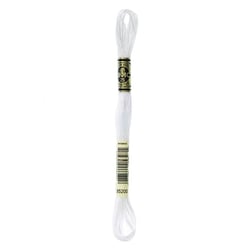 Fil à broder DMC - Mouliné spécial - Lumière blanche nacrée n°B5200