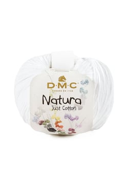 Pelote de fil à tricoter 100% coton - DMC - Natura - Ivory N02