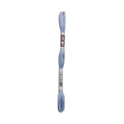 Fil à broder DMC - Coton Retors Mat - Bleu glacier nacré 2118
