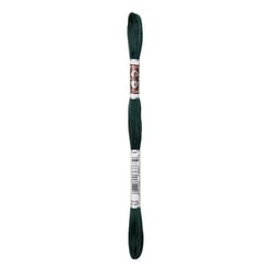 Fil à broder DMC - Coton Retors Mat - Vert bouteille 2129