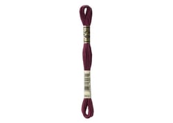 Fil à broder DMC - Mouliné spécial - Aubergine n°3802