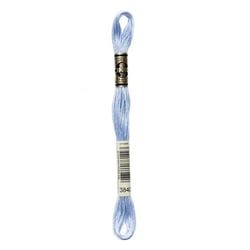Fil à broder DMC - Mouliné spécial - Fleur de lin bleue n°3840